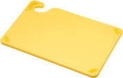 San Jamar Yellow / 1 / 9"L x 6"W Cutting Boards