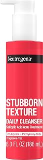 Neutrogena Stubborn Texture Daily Acne Face Wash, 6.3 fl oz