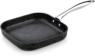 Braisogona Monix Mineral Forged Aluminium Non-Stick Flat Grill Pan, 24 cm