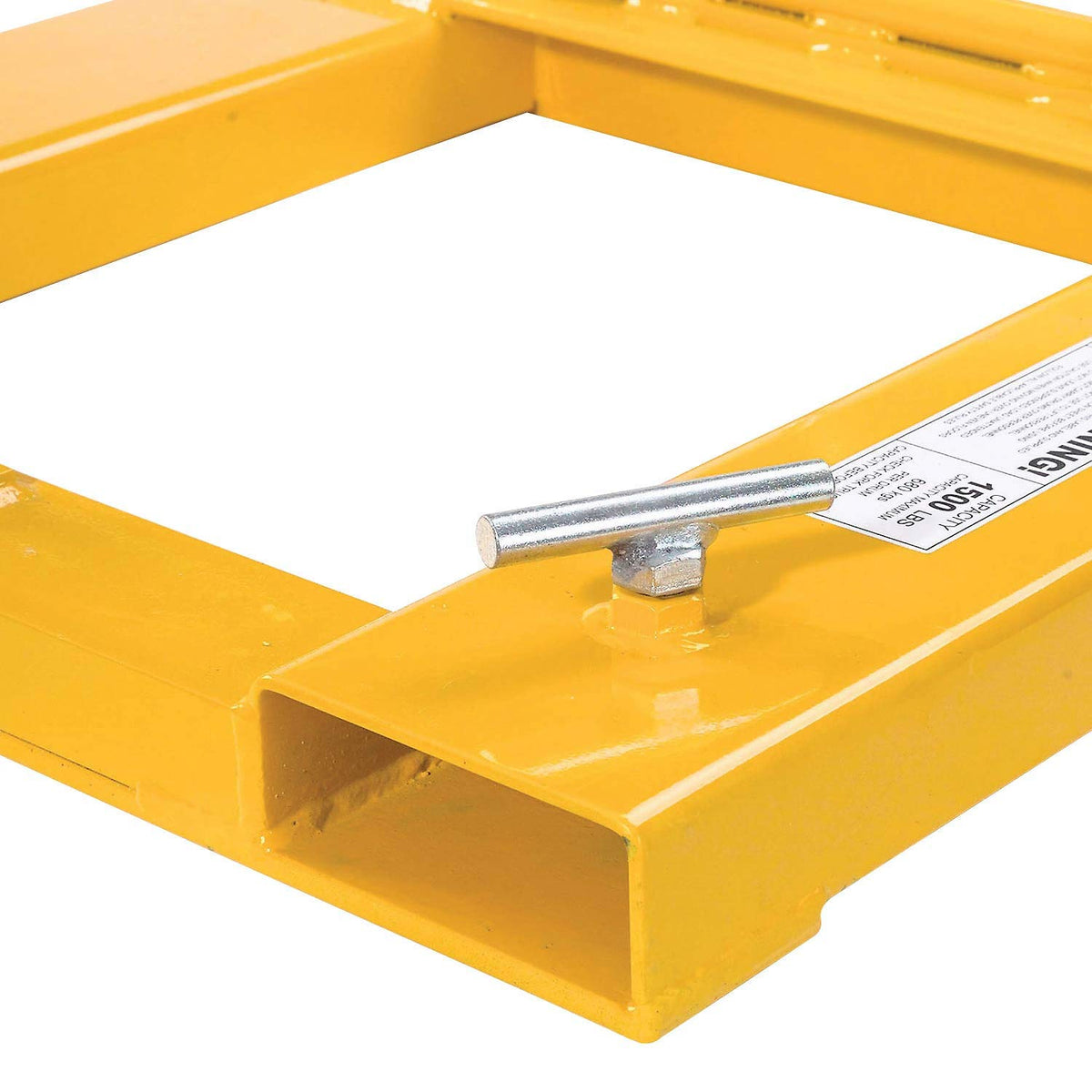 1500 Lb. Capacity Single Fork Mounted Drum Gripper by Global Industrial – Yellow, Model DG10