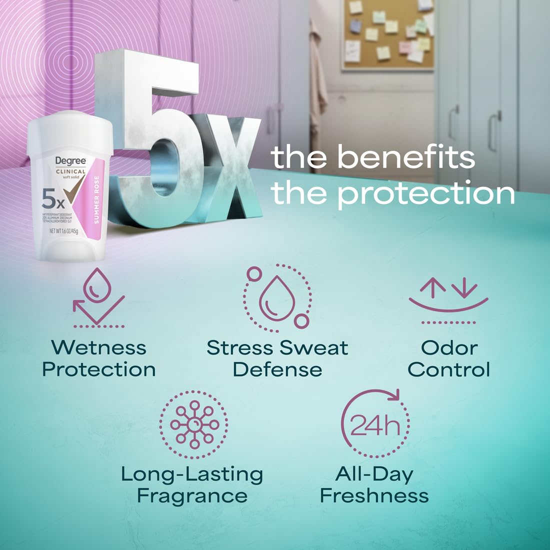 Degree Jasmine / 1.7 Ounce (Pack of 1) / WHITE Antiperspirant Deodorant