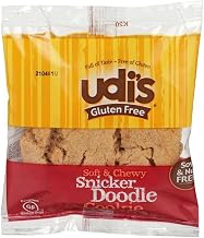 Udis Gluten Free Snickerdoodle Cookie, 1.7 Ounce -- 36 per case.