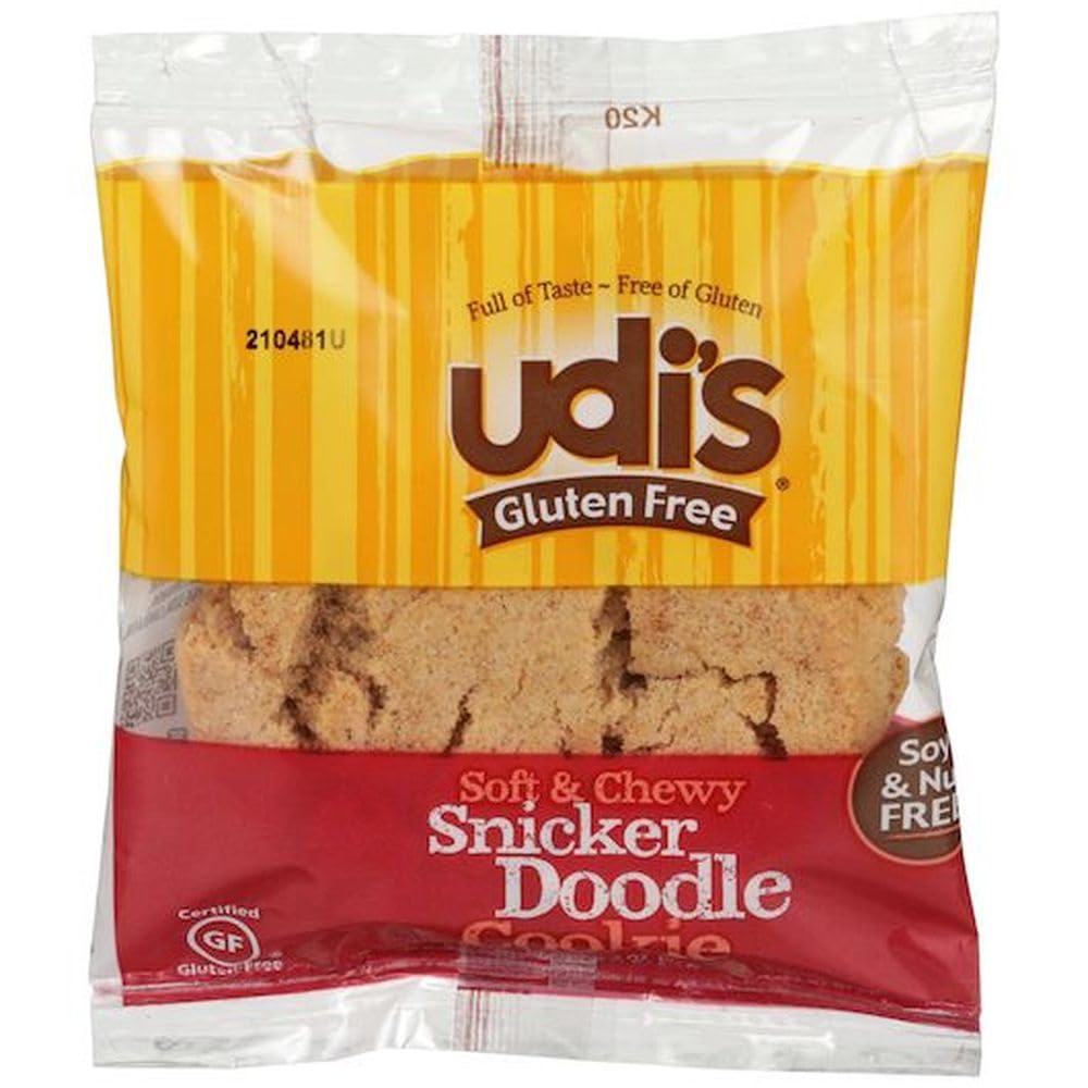 Udis Gluten Free Snickerdoodle Cookie by Pinnacle Foods – 1.7 Ounce (Pack of 36), Pack of 36