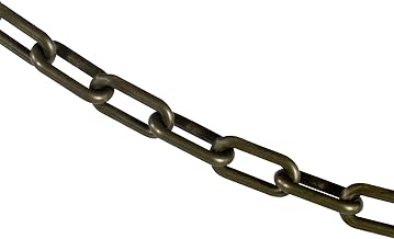 Mr. Chain Plastic Barrier Chain Reel, Khaki Gold, 100 ft Length (30007-100)