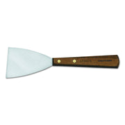 3" Industrial Griddle Scraper with Hardwood Handle by Dexter Russell – Alloy Steel, Model L4504