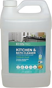 ECOS Earth Friendly Products Proline PL9746/04 Parsley Plus All-Purpose Kitchen-Bathroom Cleaner-Degreaser, 1 gallon Bottles (Case of 4)