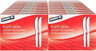 Genuine Joe Heavyweight Disposable Knives (Pack of 4000)