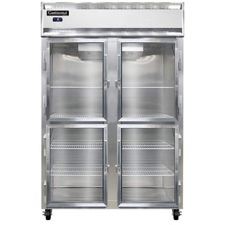 2FS-SS-GD-HD Two Section Reach In Glass Door Freezer by Continental Refrigerator – Commercial Grade