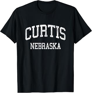 Curtis Nebraska NE Vintage Athletic Sports Design T-Shirt