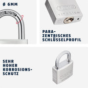 Titalium Padlocks by ABUS – 40 mm, Alloy Steel, Single, Model 569548