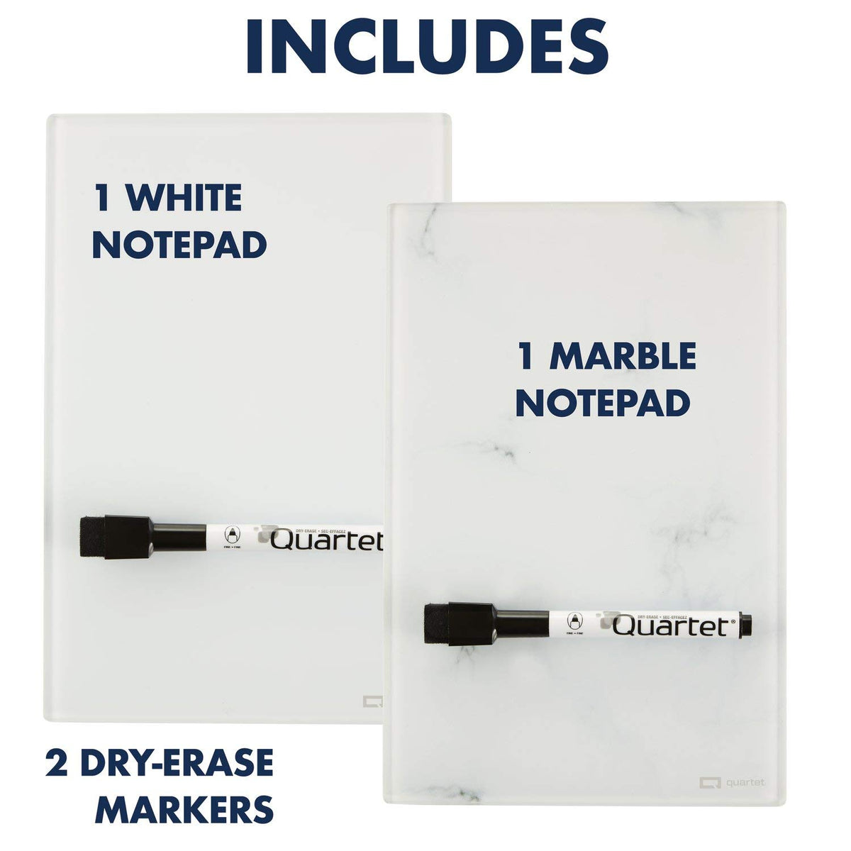 Quartet White / Desktop Notepad (2pk) / 9 in. x 6 in. / 2-pack Furniture Accessories