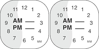 DayMark Safety Systems MoveMark IT110063 Clock Removable Label, 1" x 1" Roll of 1000 (Pack of 2)