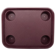 GET Burgundy / 17" x 14" / Modern Serving Trays