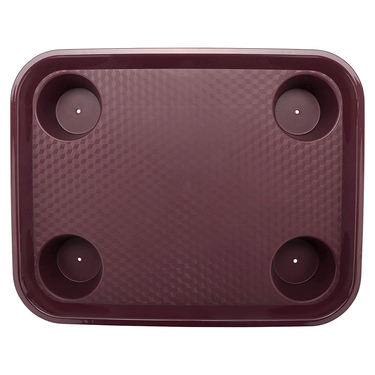 GET Burgundy / 17" x 14" / Modern Serving Trays