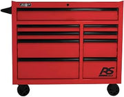 (RD04004193) 41" RS PRO 9 DWR ROLLING CABINET-RED