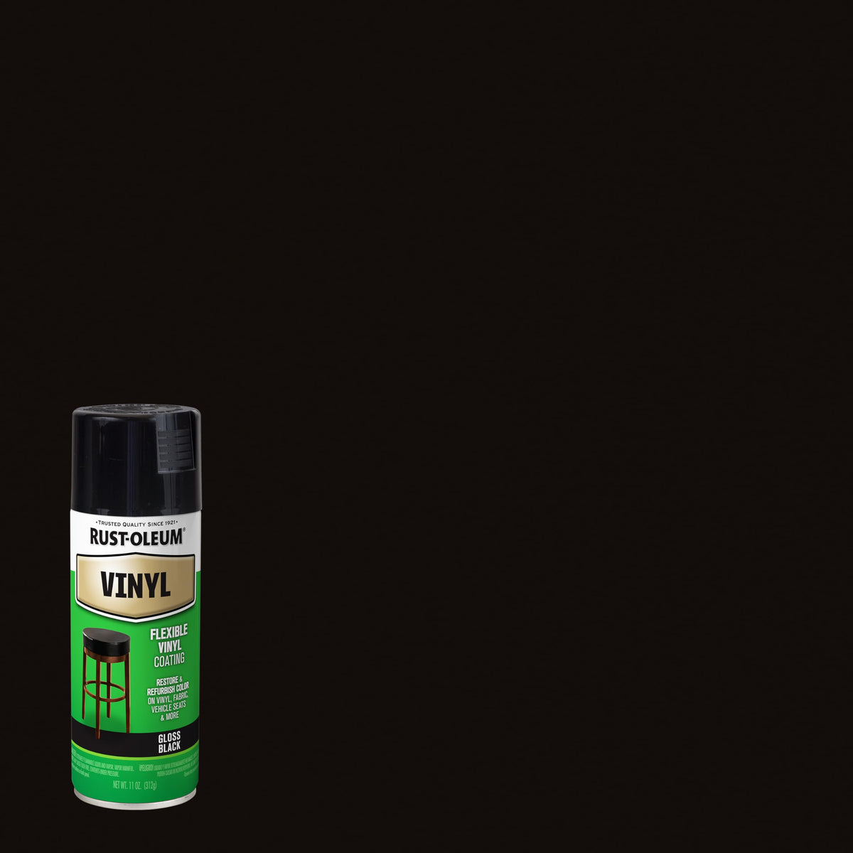 Rust-Oleum Black / 12 fl oz / 0 Spray Paint