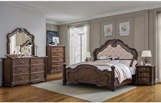 Nicole Ornate 5-Piece Bedroom Set, Queen