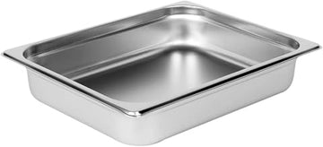 Thunder Group half size 2 1/2" deep 22 gauge anti jam pans, comes in each