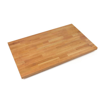 Blended Cherry Butcher Block Countertop - 1-1/2" Thick by John Boos – 84"L x 38"W, Cherry Wood, Natural Oil, Model CHYKCT-BL8438-O