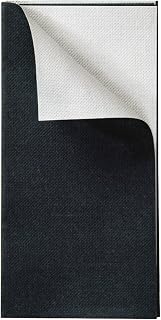 Hoffmaster FP1101 FashnPoint Decorator Dinner Napkin, Ultra Ply, 1/8 Fold, Two Tone Black, 15-1/2" x 15-1/2" (Pack of 800)