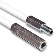Flagstaff Safety Flag Extension with Threaded Hex Base, 4' Overall Height (Pack of 1)