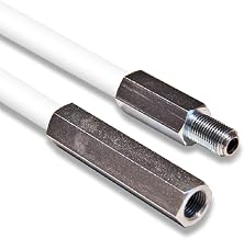 Flagstaff Safety Flag Extension with Threaded Hex Base, 4' Overall Height (Pack of 1)