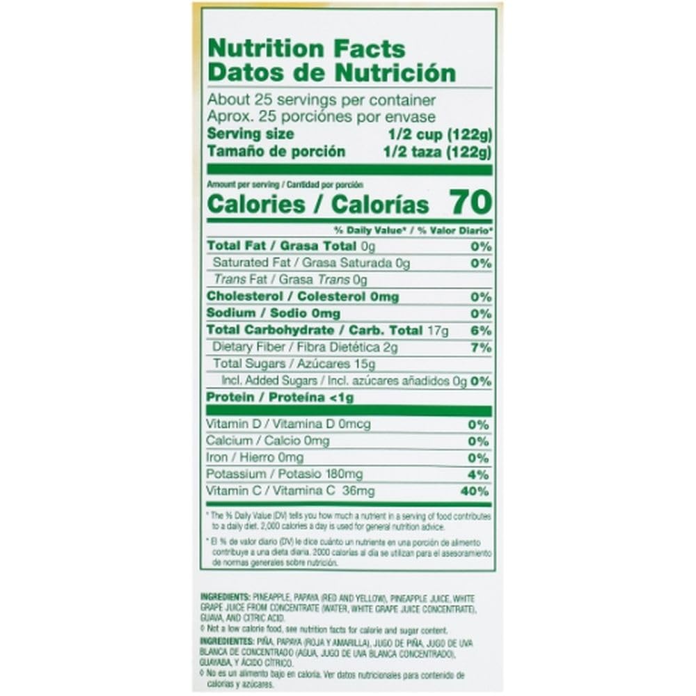 Tropical Fruit Salad by Dole – 1lb bag, Pack of 6