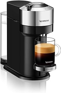 Nespresso Vertuo Next Premium Coffee and Espresso Machine by De'Longhi - Chrome