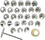 FortheChef Stainless Steel 26 Tip Cake Decorating Set