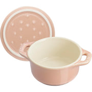 Ceramic 6-pc Mini Round Cocotte Set - Macaron Pastel Colors by STAUB – 6-pc, 7 quarts, Stoneware, Pastel, Pack of 6