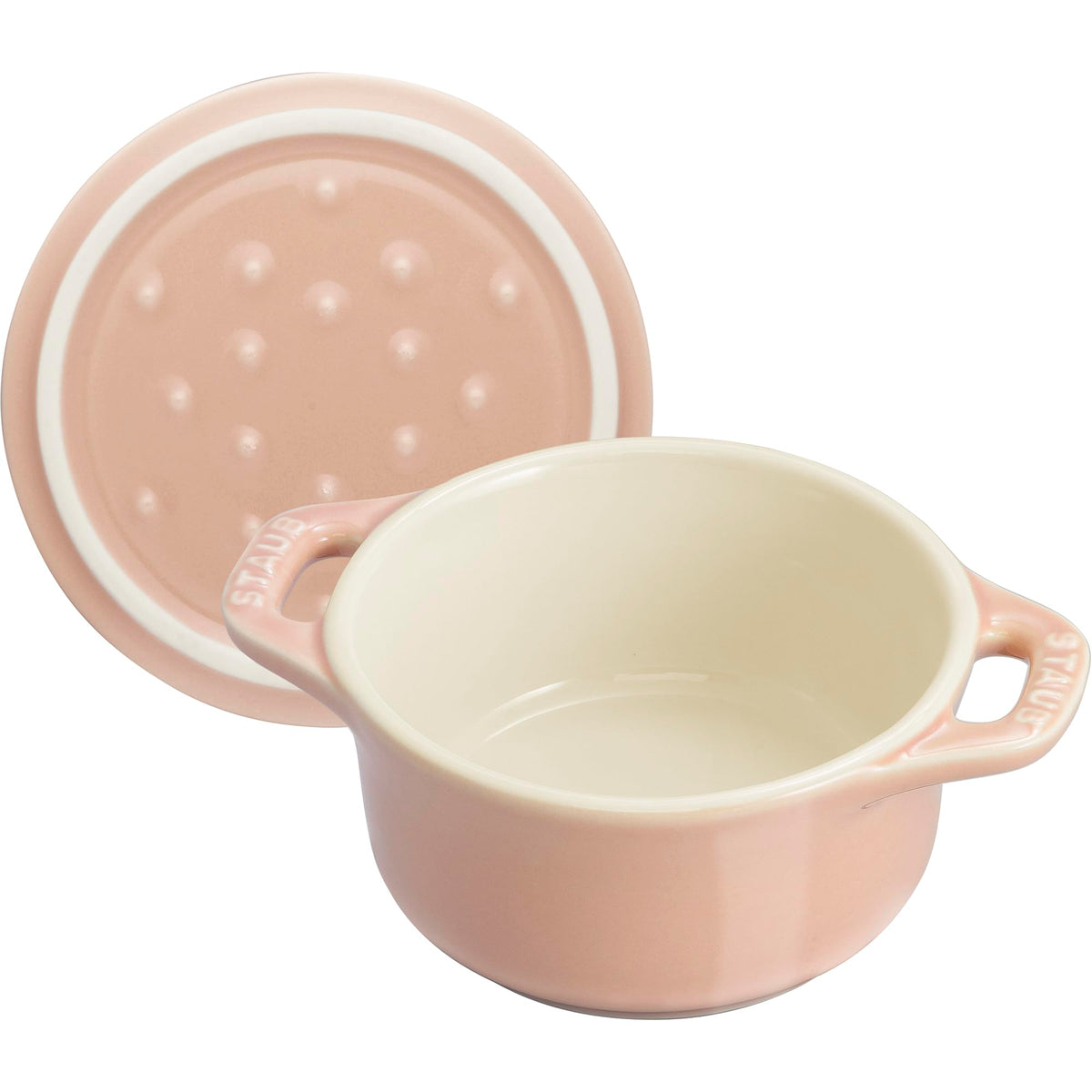 Ceramic 6-pc Mini Round Cocotte Set - Macaron Pastel Colors by STAUB – 6-pc, 7 quarts, Stoneware, Pastel, Pack of 6