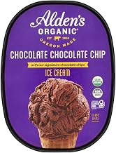 Aldens Organic Chocolate with Chocolate Chip Ice Cream, 48 Fluid Ounce - 3 per case.