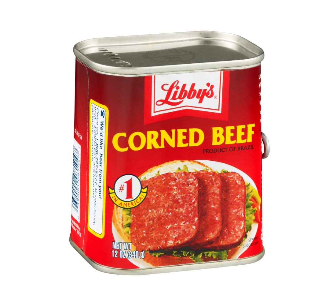 Corned Beef 12 oz (Pack of 24) by Libby's – 12 Ounce (Pack of 24), Pack of 24, Model 3900008104