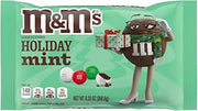 M&M's Holiday Mint Chocolate Christmas Candy Assortment, 9.2 oz Bag