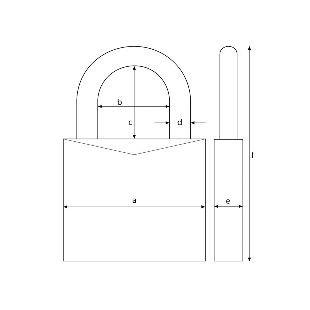 54TI/40 40mm Titalium Padlock by ABUS – 40 mm, Aluminum, Silver, Pack of 12, Model ABU54TI40