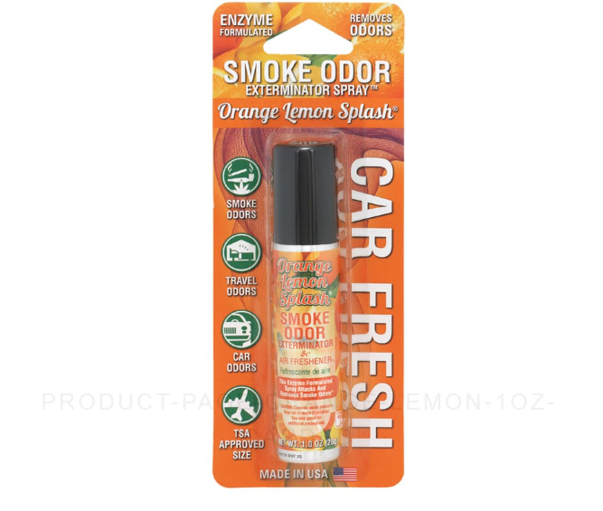 Orange Lemon Splash spray by Generic – 1 Fl Oz (Pack of 1), Yellow, Model air freshener