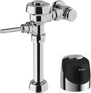 Royal 111 Water Closet Flushometer, 3010000 & Sloan G2 RESS-C Retrofit, 3325400 Bundle - Fixture Connection Top Spud, 1.6 GPF Flush Valve, Exposed Top Mount Sensor, 6 Year Battery Life