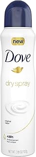 Dove Dry Spray Antiperspirant, Original Clean 3.80 oz (Pack of 12)