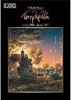 Lang, Terry Redlin 2026 Planner, 8.5'' X 12'', 12-Month Calendar with Stapled Binding