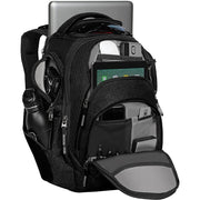 Black Rev Backpack by OGIO – One Size, Polyester, Black, Model 5918037OG
