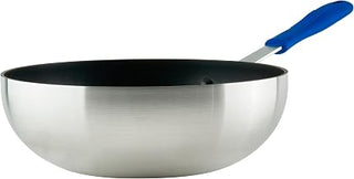 Winco , 11 Inch, Silver | Deep sides, Great for Sauteing, Searing, Frying and Restaurant Kitchens