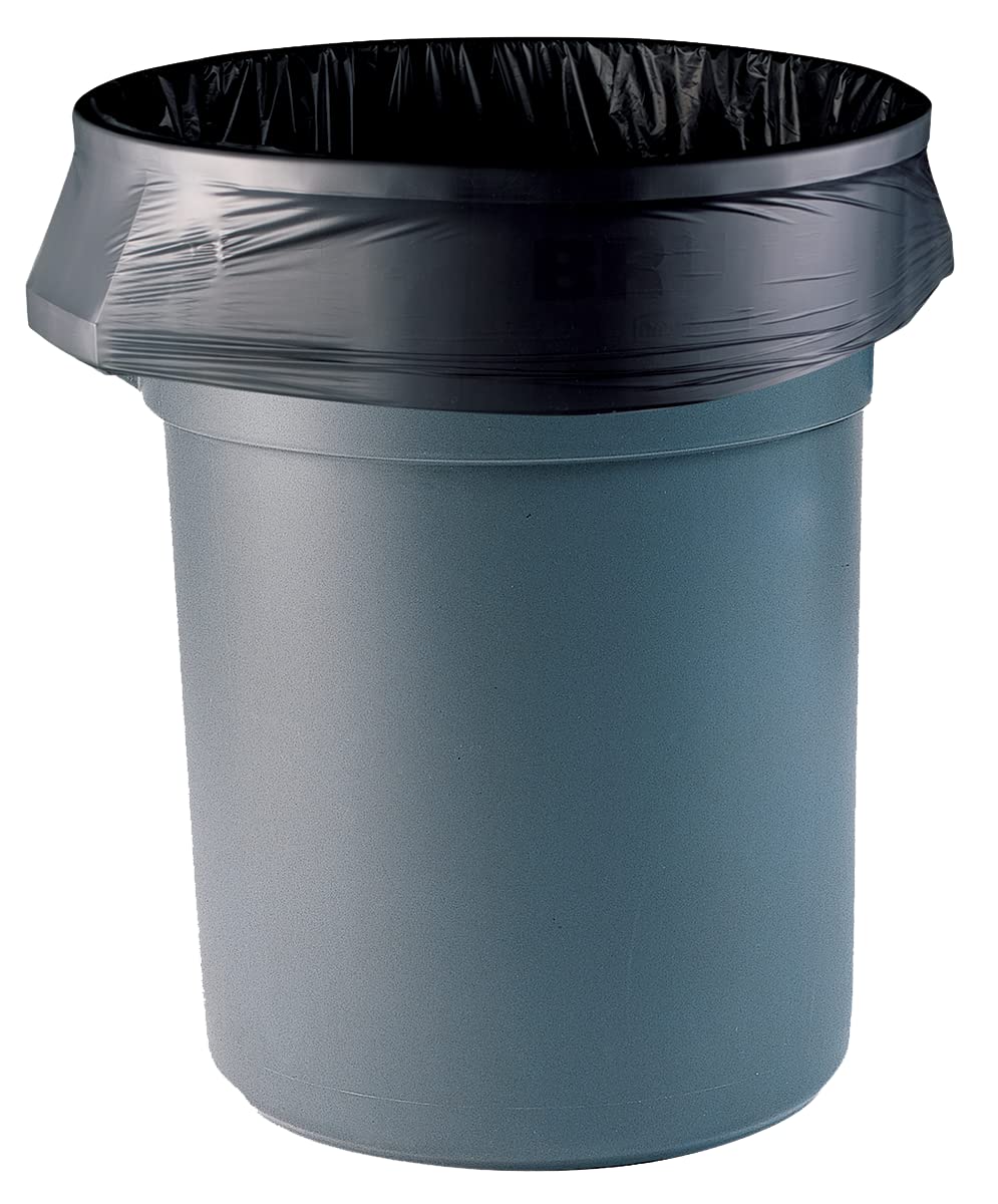 AccuFit 23 Gallon Can Liner by Heritage Bag Co. (200 Pack) 28"x45" 1.3mil Black by Heritage Products – 1 Count (Pack of 200), 23.0 gallons, Plastic, Black, Pack of 200