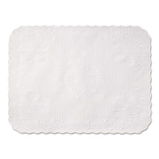 Hoffmaster Scalloped Edge Traymat 12.75" x 16.625" White, 1,000 ct