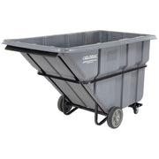Extra Heavy Duty Non-Forkliftable Tilt Truck by Quality Industries Llc – 84"L x 46"W x 51"H, Plastic, Gray, Model 800259