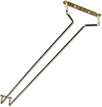 Adcraft BRGH-16/PKG 16 Inch Length, Brass Wire Glass Hanger (Pack of 2)