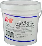 Brill Brilliant Orange Decorating Icing, 14 Pound Pail -- 1 each.