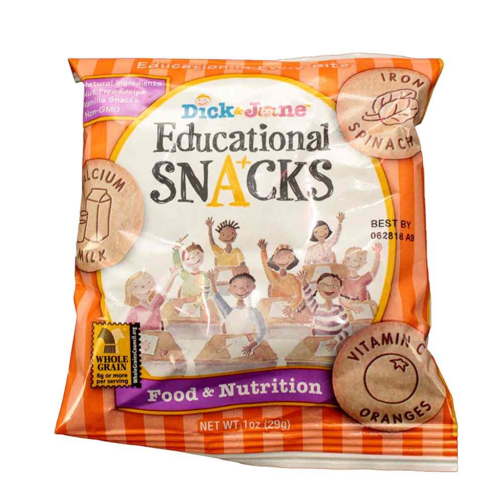 Dick and Jane Food and Nutrition Educational Snack by DICK & JANE EDUCATIONAL SNACKS – 0.01 Ounce (Pack of 120), Pack of 120