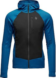 BLACK DIAMOND Equipment Men's Coefficient Lt Hybrid Hoody - Kingfisher-Black - Small