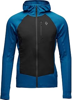 BLACK DIAMOND Equipment Men's Coefficient Lt Hybrid Hoody - Kingfisher-Black - Small