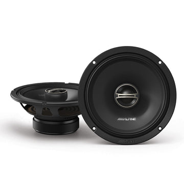 6.5” Coaxial 2-Way Speaker Set by Alpine – rubber, Model DM-65-G